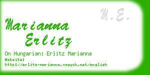 marianna erlitz business card